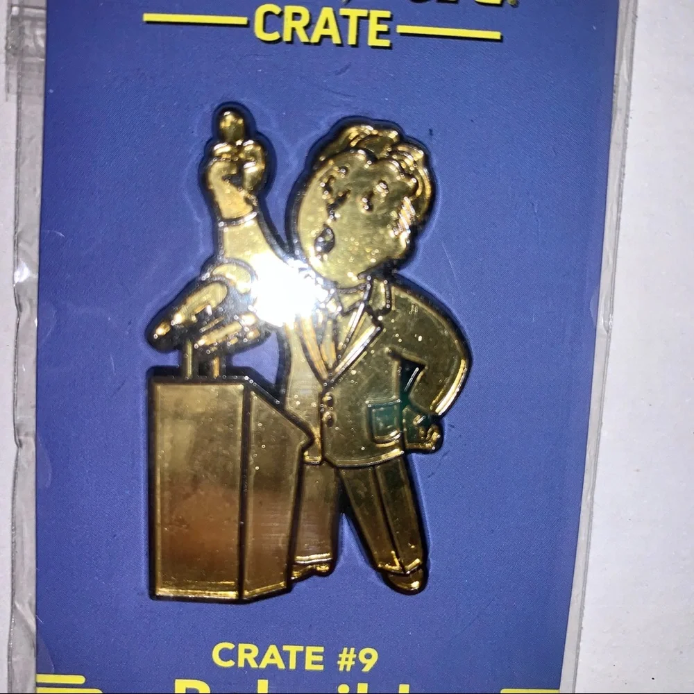 Sealed Fallout Crate #9 Rebuild Pin